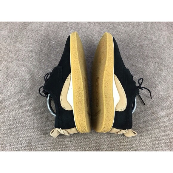 ECCO Crepetray Shoes Women’s Sz US 10/EU 41 Black Suede Derby Casual Gum Outsole - Picture 6 of 14